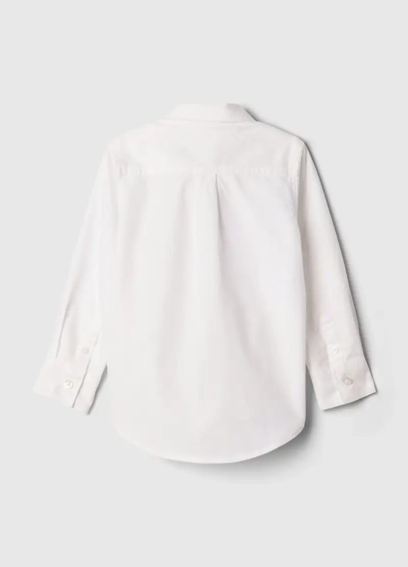 Camicia Elasticizzata, Unisex, Bianco miniatura 2