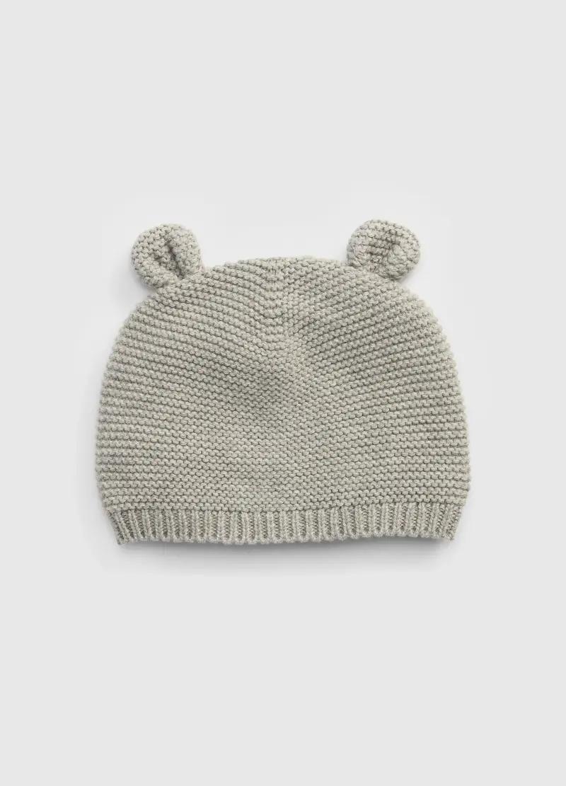 Cappello Grigio In Cotone Per Neonato, Unisex, Grigio