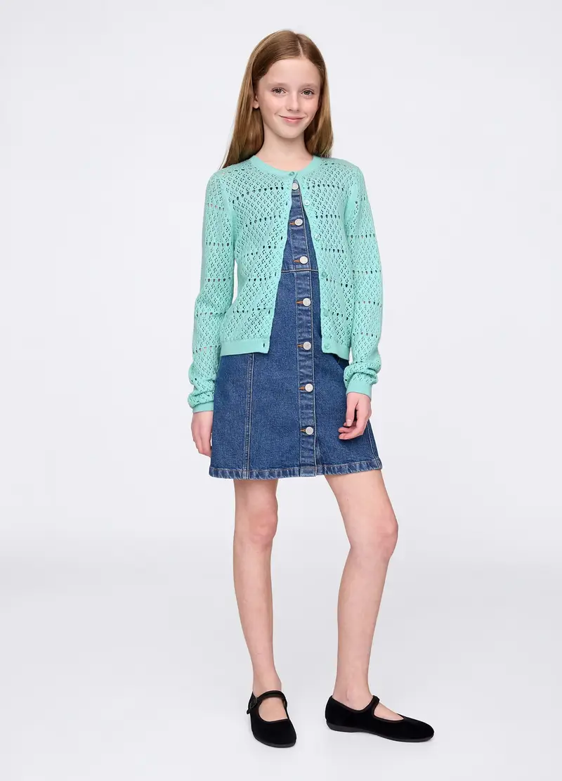 GAP KIDS Cardigan Bambina Verde 4073568 miniatura 2