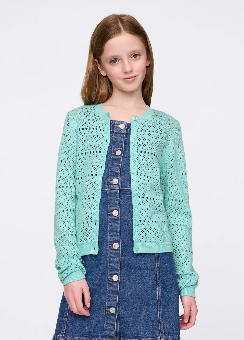 GAP KIDS Cardigan Bambina Verde 4073568