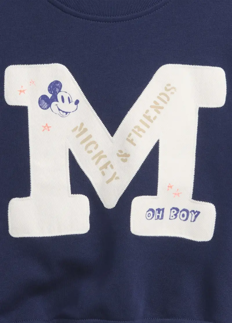 Felpa Blu In Cotone Per Bambino, Blu miniatura 3