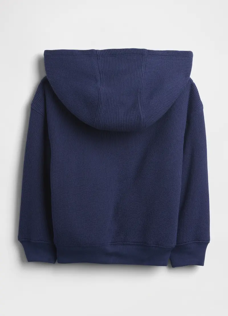 Felpa Con Cappuccio, Bambino, Blu miniatura 2