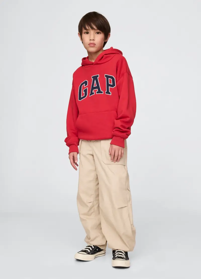 Felpa Con Cappuccio E Logo, Bambino Kids miniatura 2