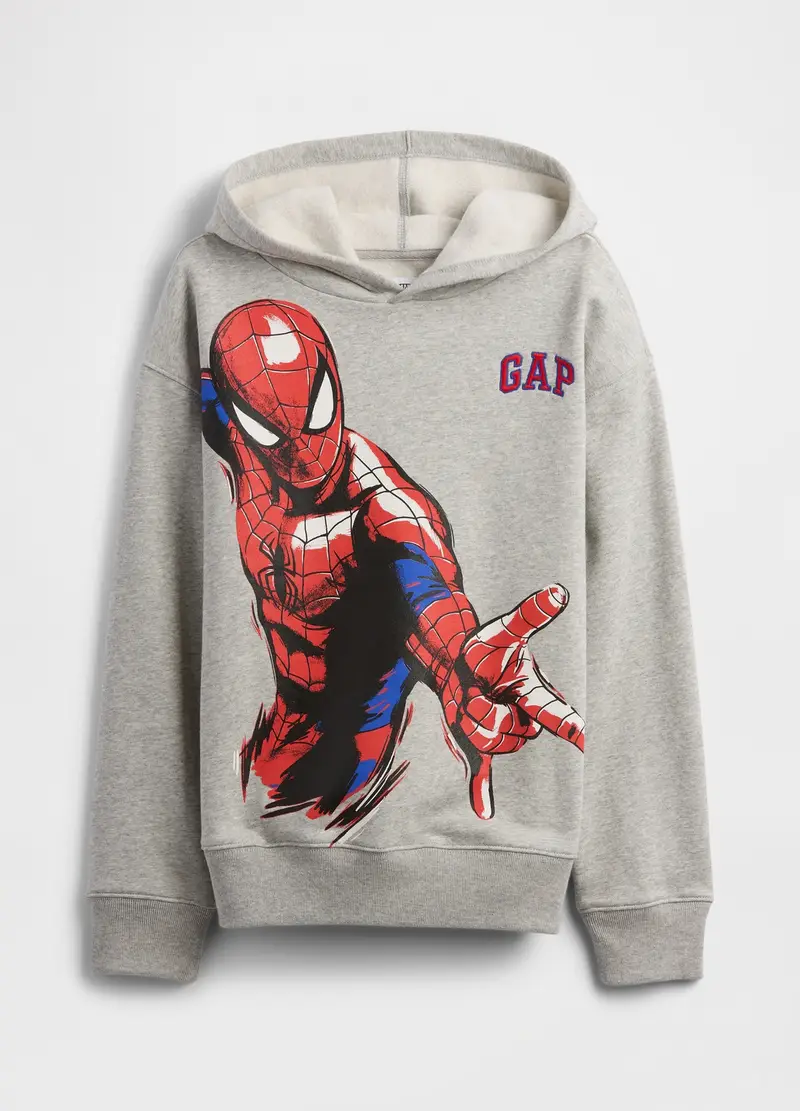 Felpa Con Cappuccio Spider-man, Bambino, Beige miniatura 2