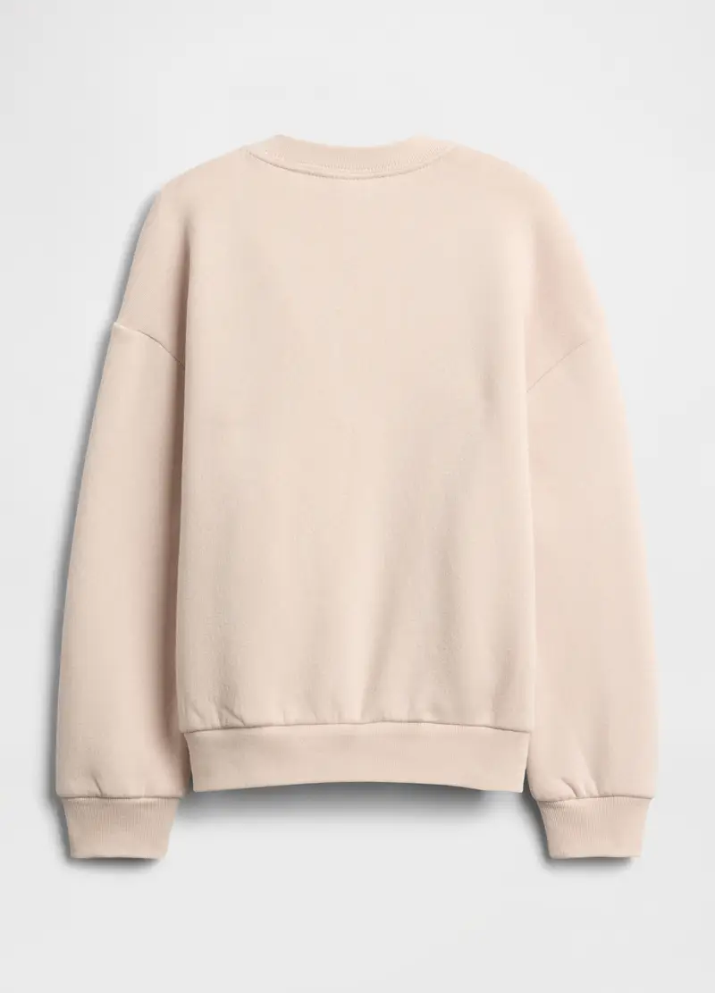 Felpa Con Fiocco Leopardato, Bambina, Beige miniatura 2