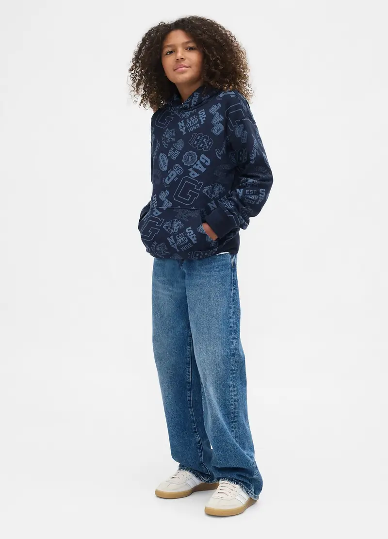 Felpa Con Stampa, Bambino, Blu miniatura 3