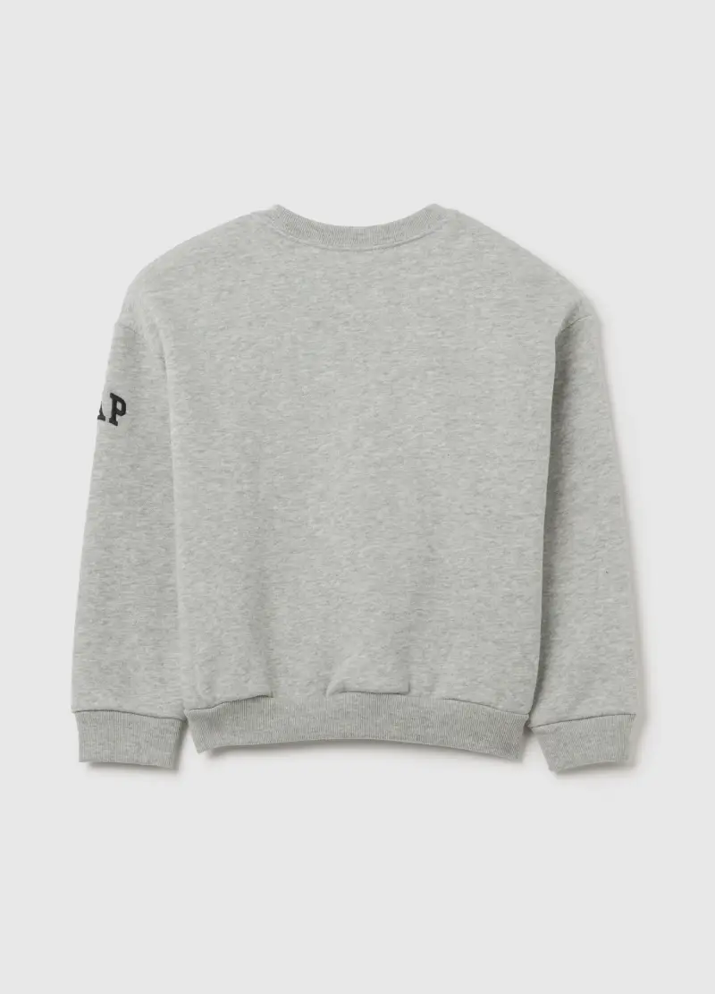 Felpa Grigia Con Stampa Paperina, Unisex, Grigio miniatura 2