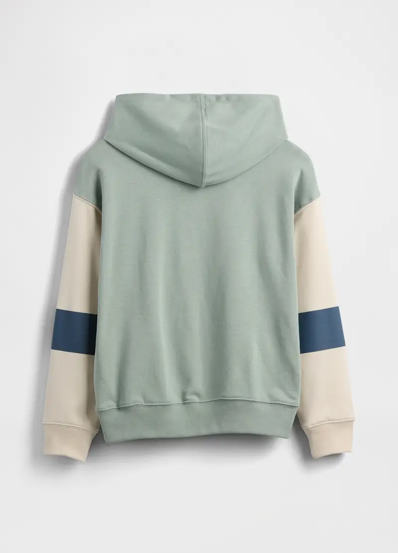 Felpa In Misto Cotone Multicolor Da Bambino Regular Fit Con Logo, Multicolor miniatura 2