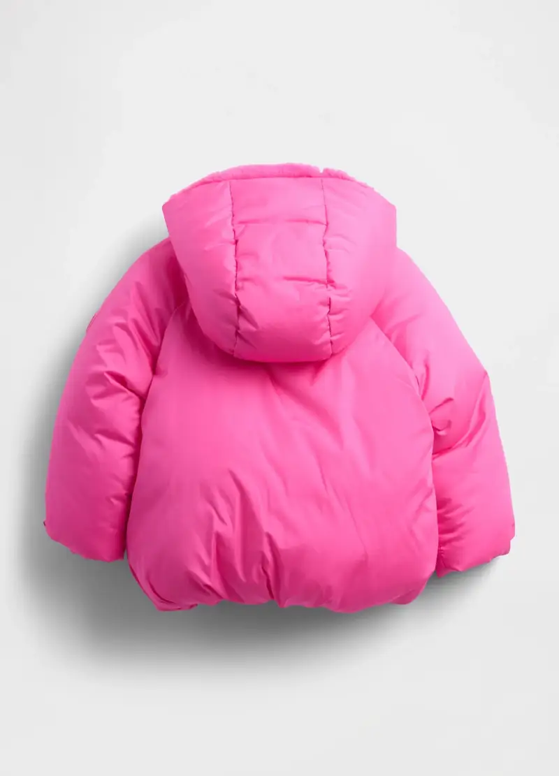 Giacca Imbottita Rosa Per Bambina, Unisex, Rosa miniatura 2