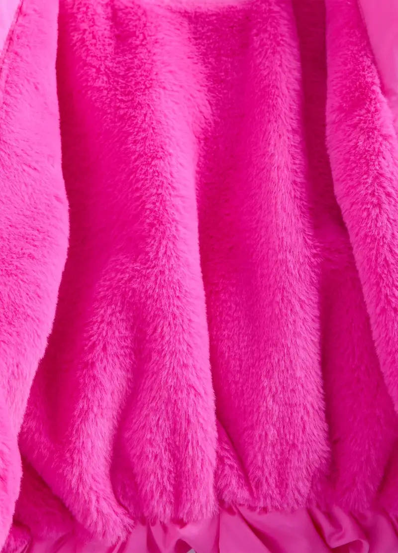 Giacca Imbottita Rosa Per Bambina, Unisex, Rosa miniatura 3