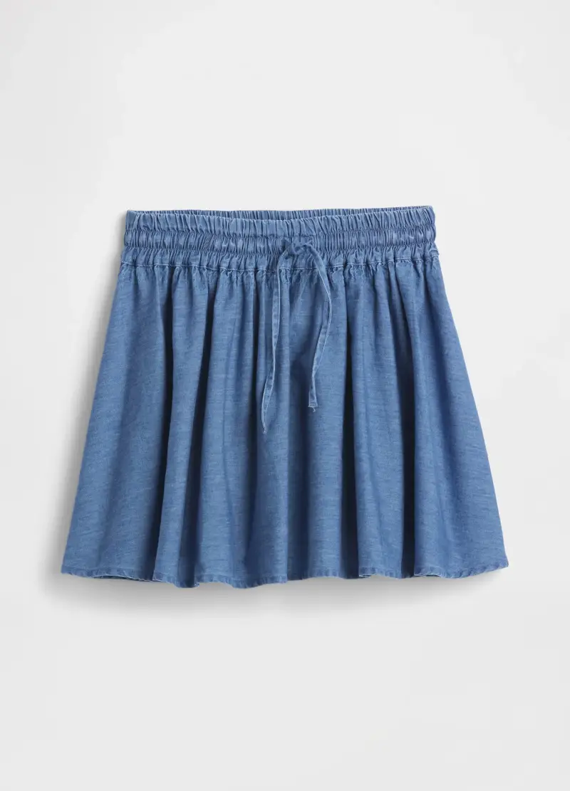 Gonna Blu In Cotone, Bambina, Blu