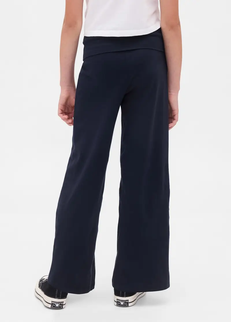 Jogger Elasticizzati Per Bambina, Blu miniatura 3