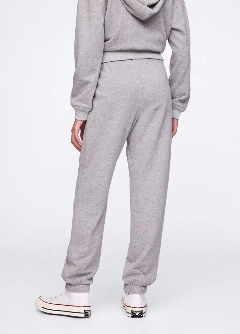 Joggers Con Coulisse E Patch Logo, Bambina, Grigio miniatura 3