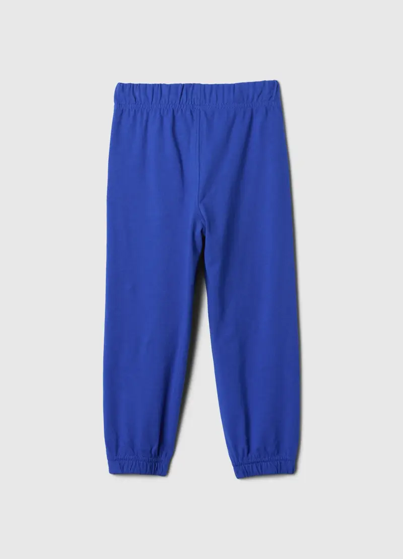 Gap Kids Joggers Unisex Blu in Cotone con Coulisse miniatura 2