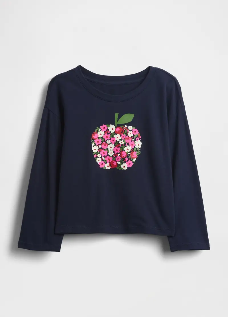 Maglia A Maniche Lunghe, Unisex, Blu