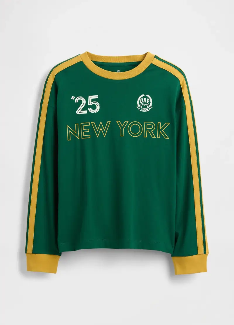 Maglia Verde A Maniche Lunghe, Bambino, Verde miniatura 2