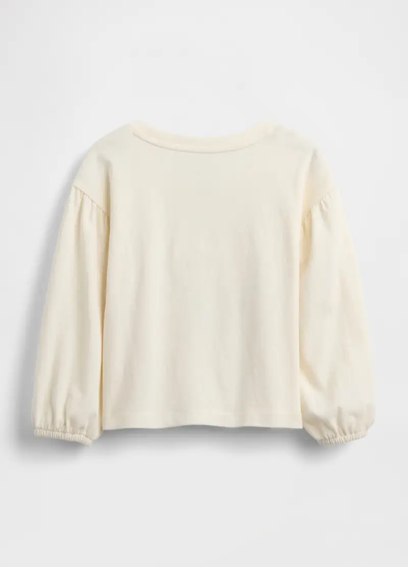 Maglietta A Maniche Lunghe Con Stampa Disney, Unisex, Bianco miniatura 2