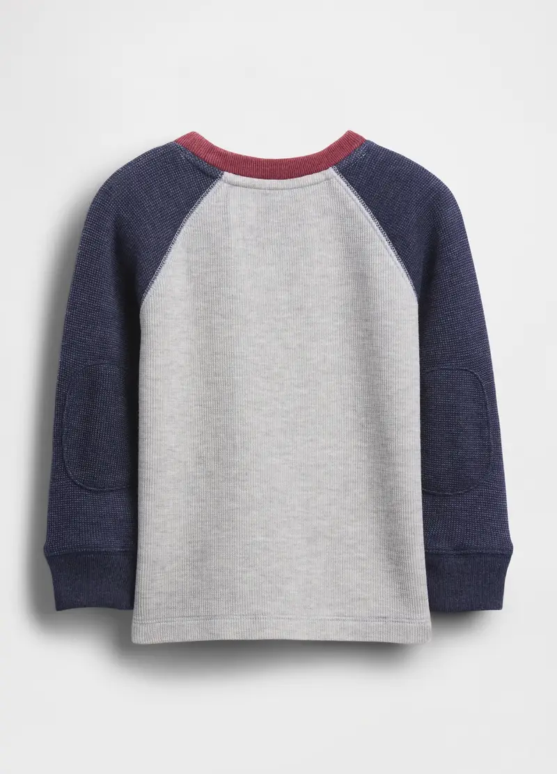 Maglietta Grigia In Misto Cotone, Bambino, Beige miniatura 2