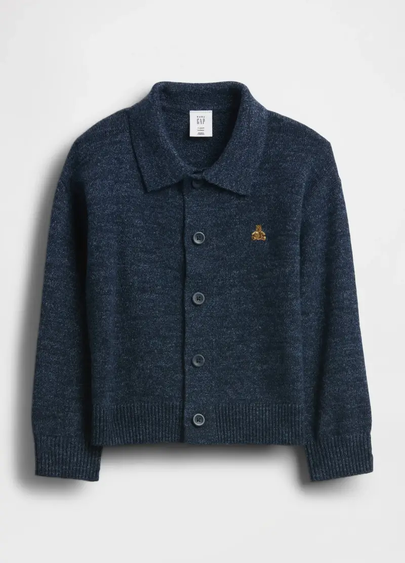 Maglione In Misto Cotone E Poliestere, Bambino, Blu