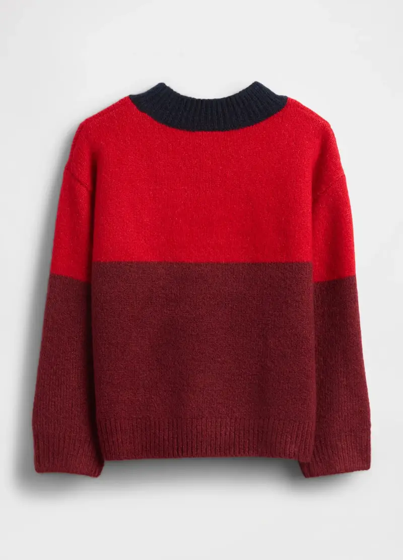 Gap Kids Maglione Rosso e Marrone per Bambino miniatura 2
