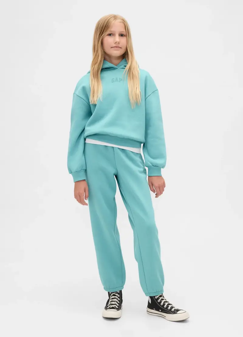 Pantaloni Azzurri In Misto Cotone, Bambina, Denim