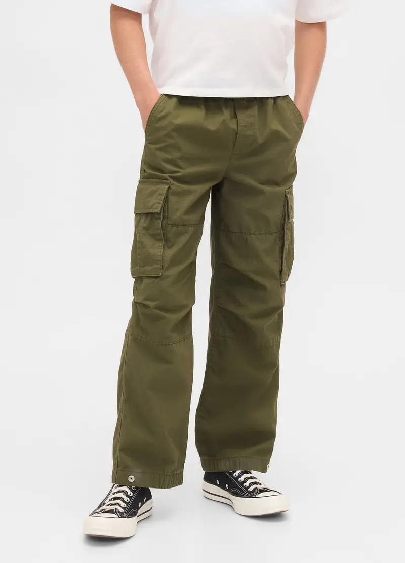 GAP KIDS Pantaloni cargo Bambino Verde 3939754 miniatura 2