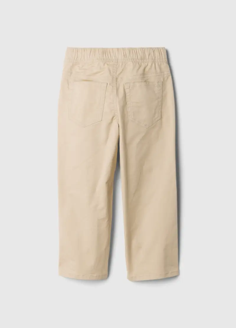 Gap Kids Pantaloni Chino Baggy Fit beige Unisex miniatura 2