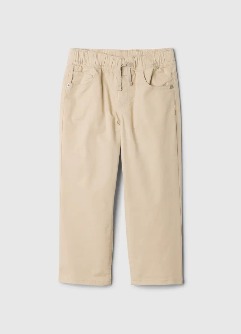 Gap Kids Pantaloni Chino Baggy Fit beige Unisex