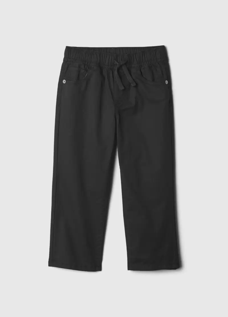 Gap Kids Pantaloni Chino Baggy Fit Nero Unisex