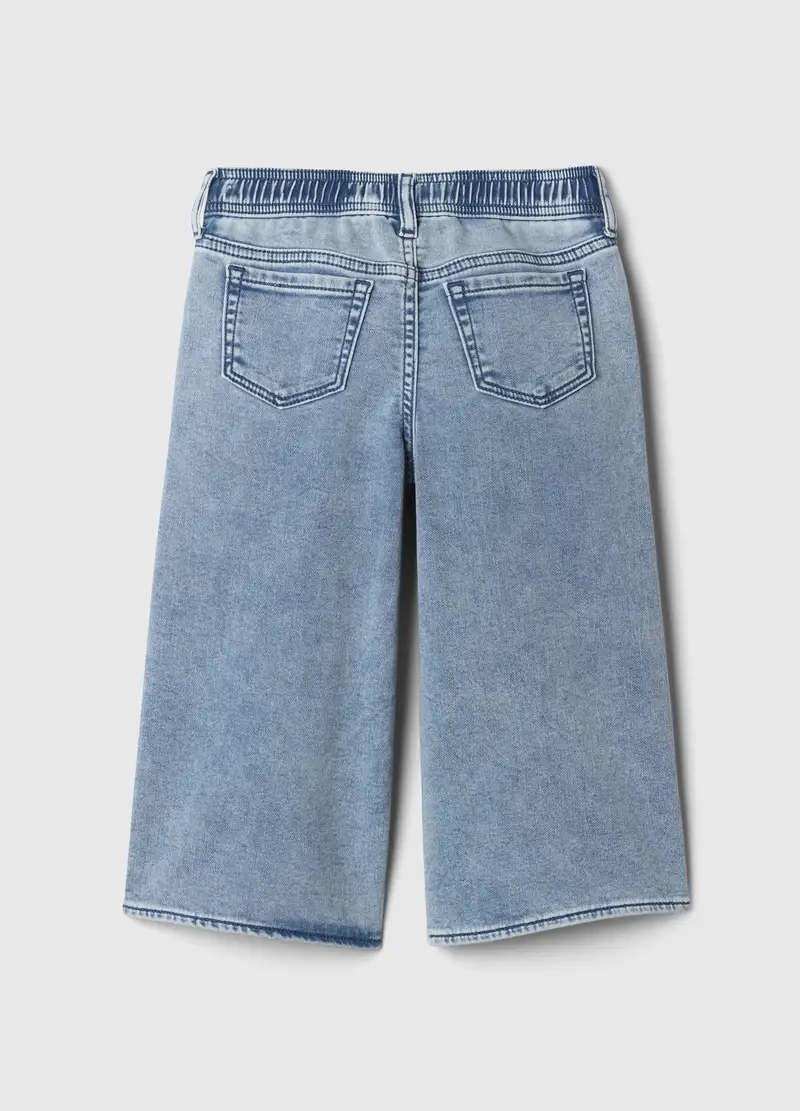 Pantaloni Denim Ampi, Unisex, Denim miniatura 2
