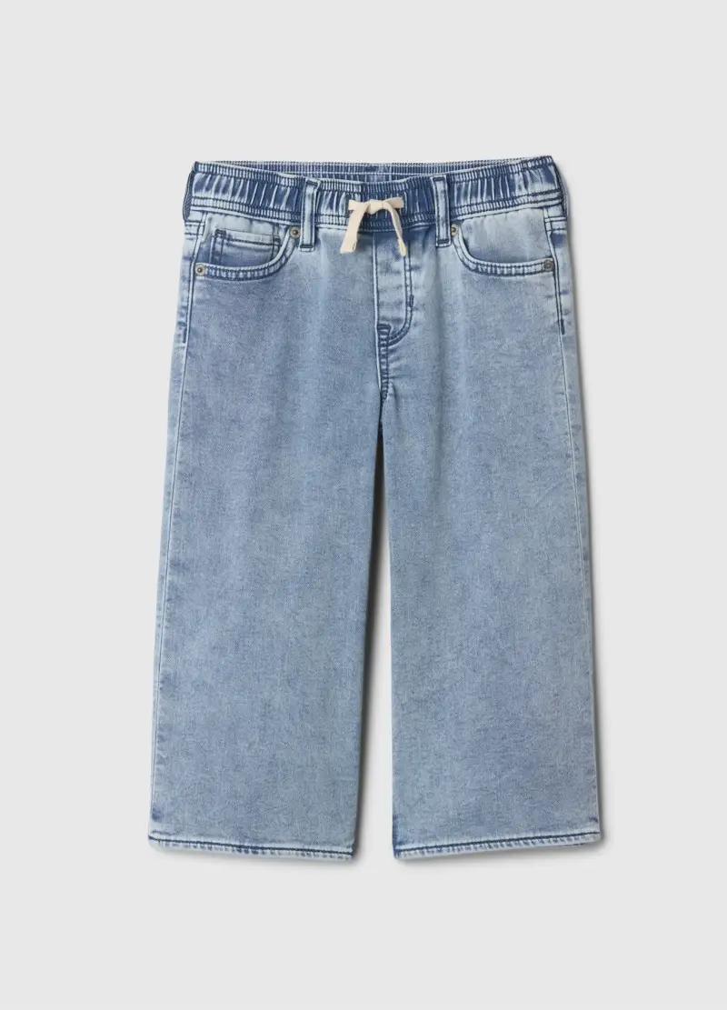 Pantaloni Denim Ampi, Unisex, Denim