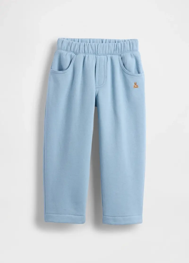 Pantaloni In Cotone, Bambino, Azzurro