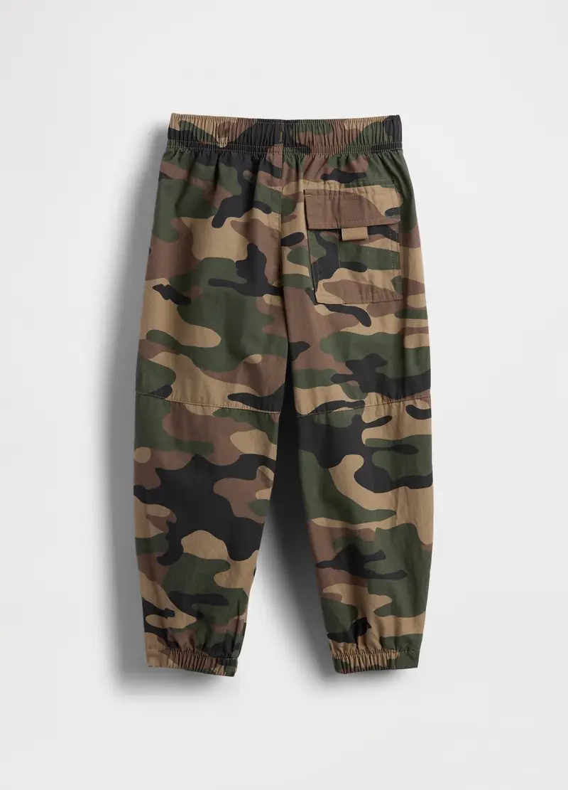 Pantaloni In Cotone, Bambino, Nero miniatura 2