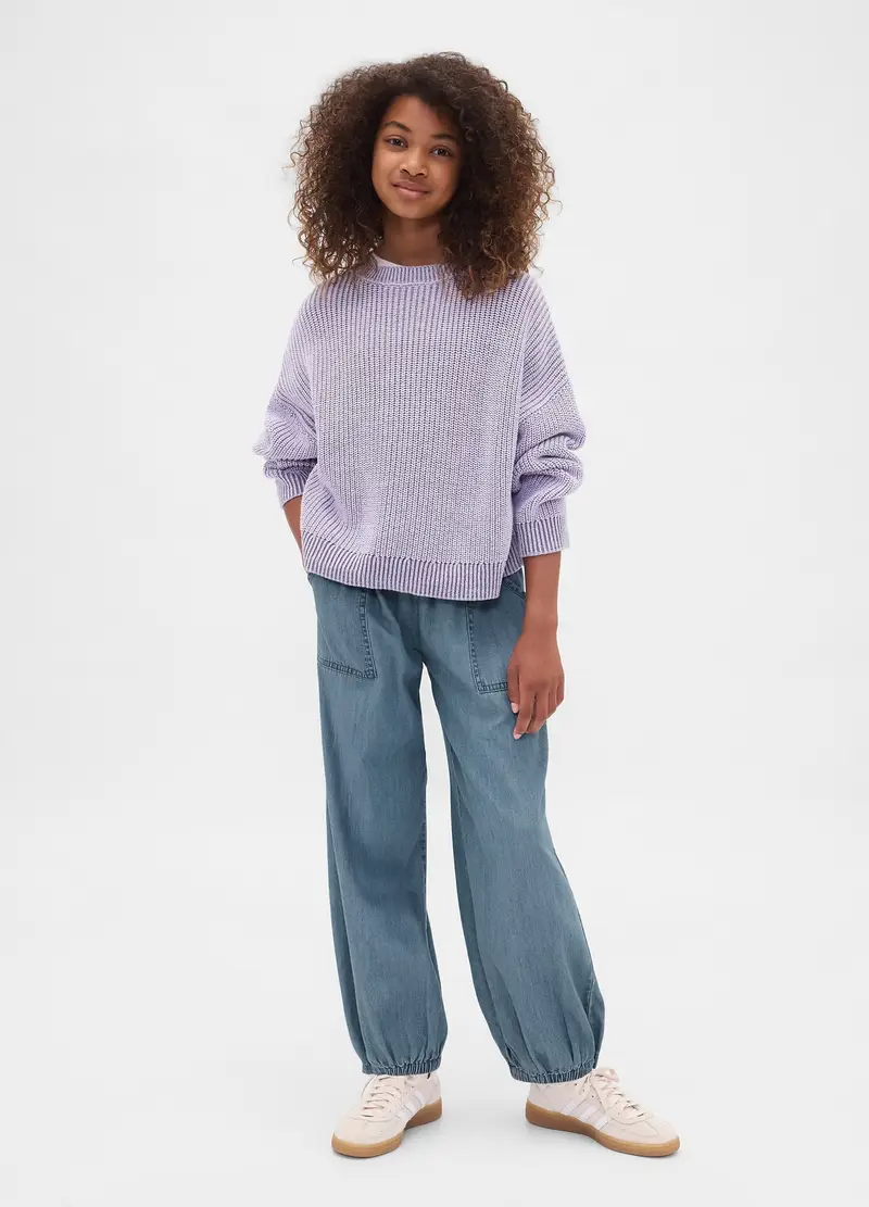 Pantaloni In Denim, Bambina, Denim