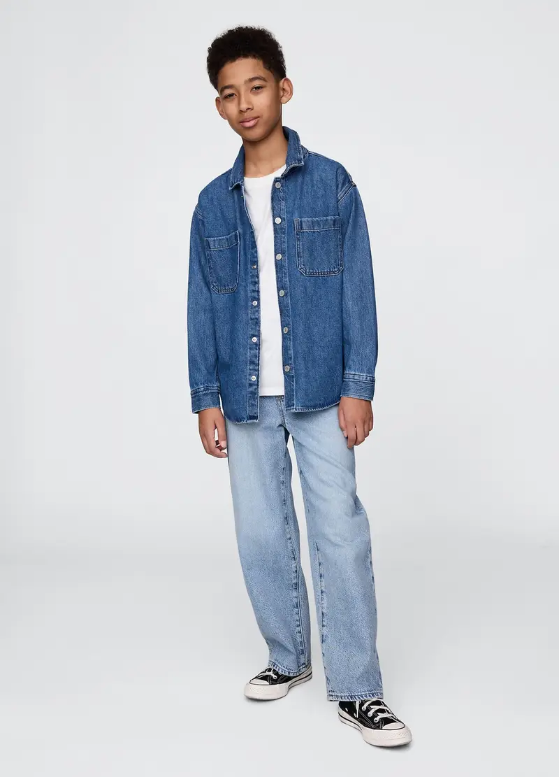 Pantaloni In Denim, Bambino, Denim