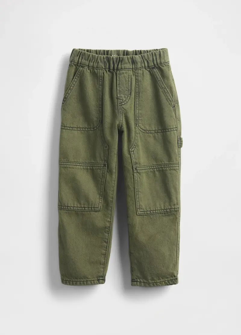 Pantaloni In Denim, Bambino, Verde miniatura 2