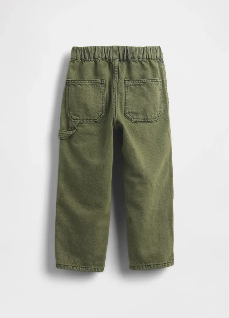Pantaloni In Denim, Bambino, Verde miniatura 3
