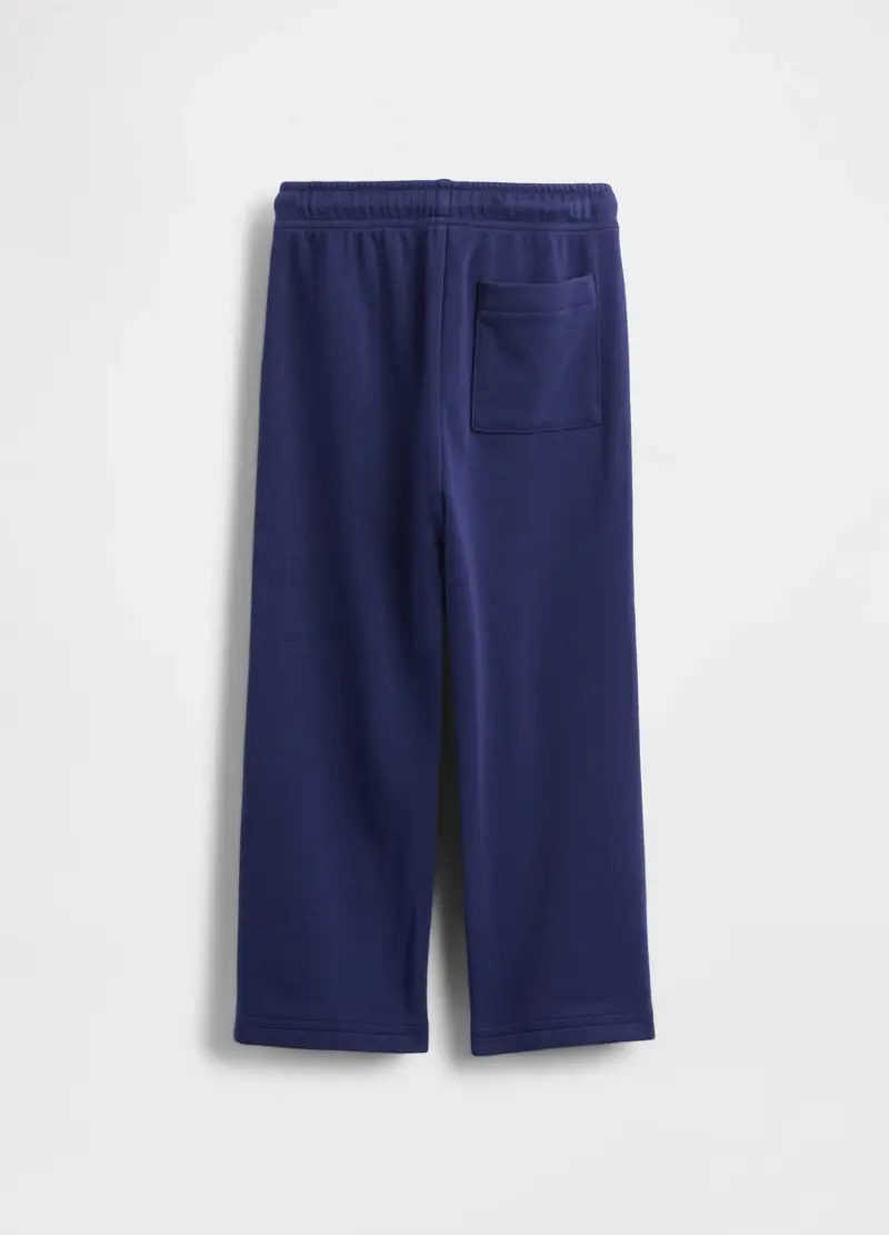 Pantaloni In Misto Cotone, Bambino, Blu miniatura 2