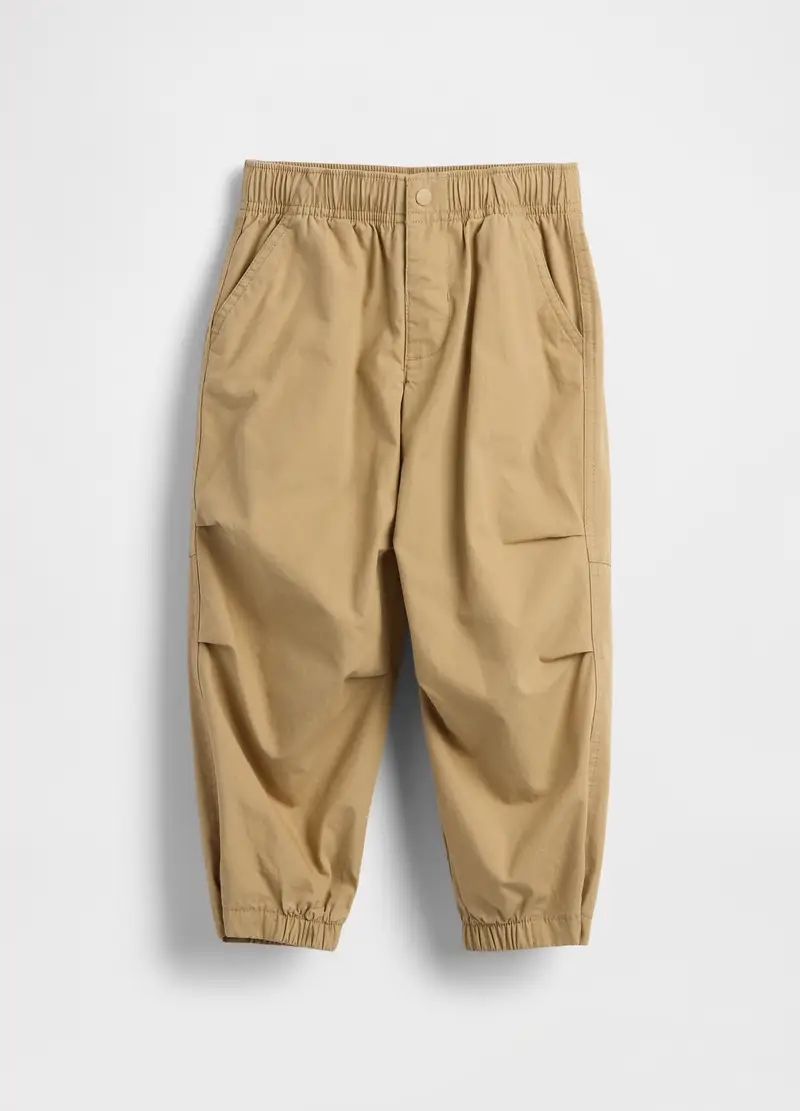 Pantaloni In Puro Cotone, Bambino, Beige