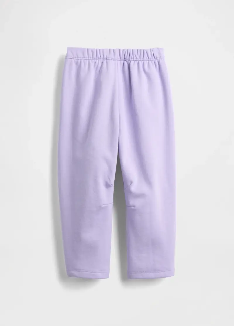 Pantaloni Viola In Puro Cotone, Unisex, Viola miniatura 2