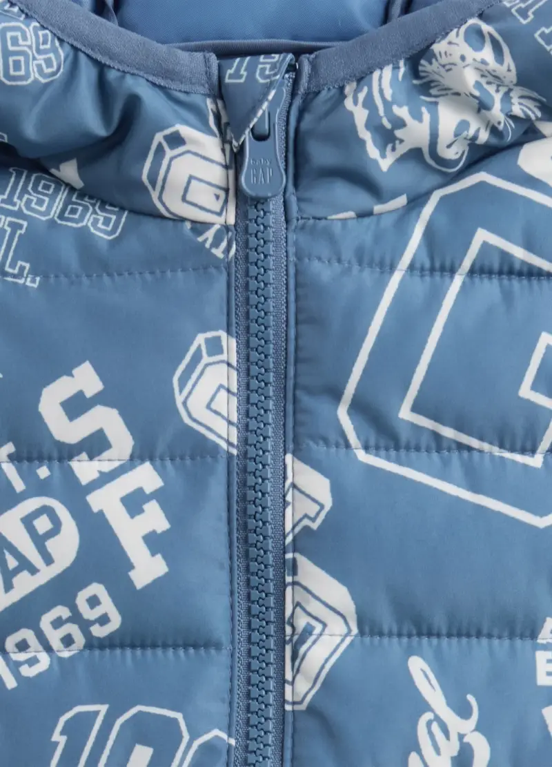 Piumino A Fantasia, Bambino, Azzurro miniatura 3