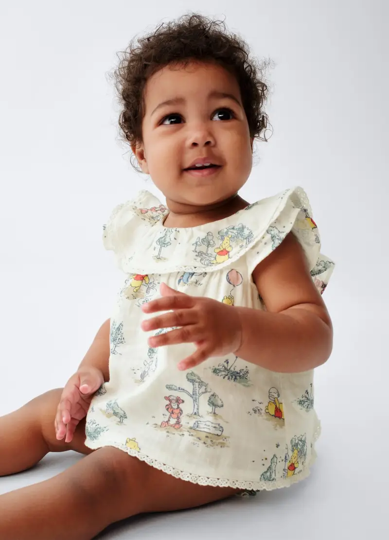 Set In Puro Cotone Multicolor Da Neonata Con Winnie-the-pooh, Unisex, Multicolor