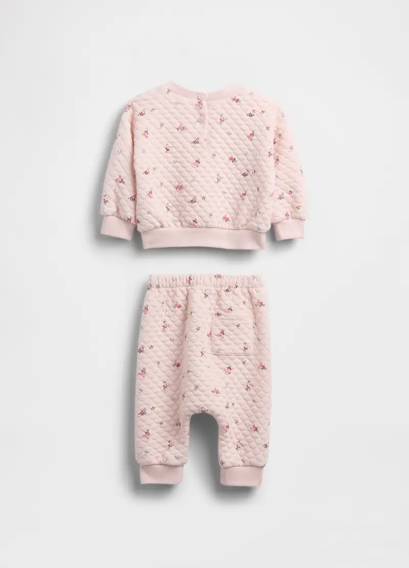 Set Rosa Trapuntato Per Neonato, Unisex, Rosa miniatura 2