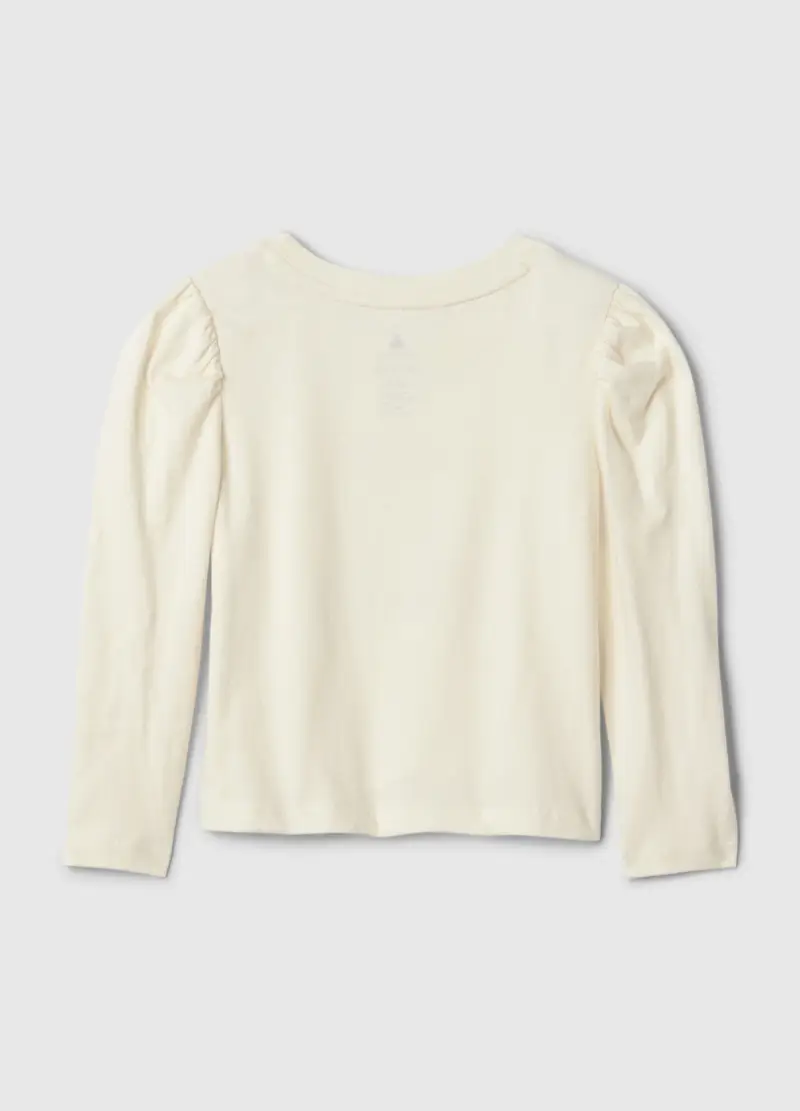 Gap Kids Maglia Unisex Bianco con Stampa Orsetto miniatura 2