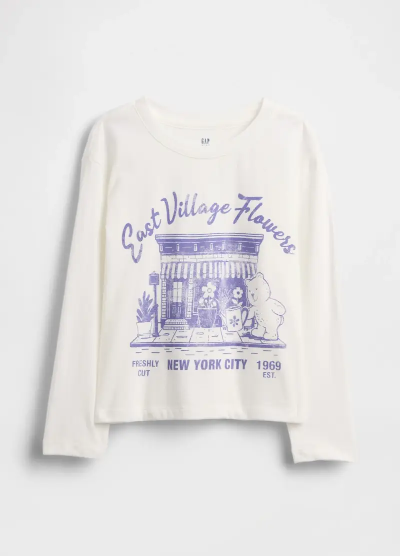 GAP KIDS T-shirt Bambina Bianco 3576131 miniatura 3