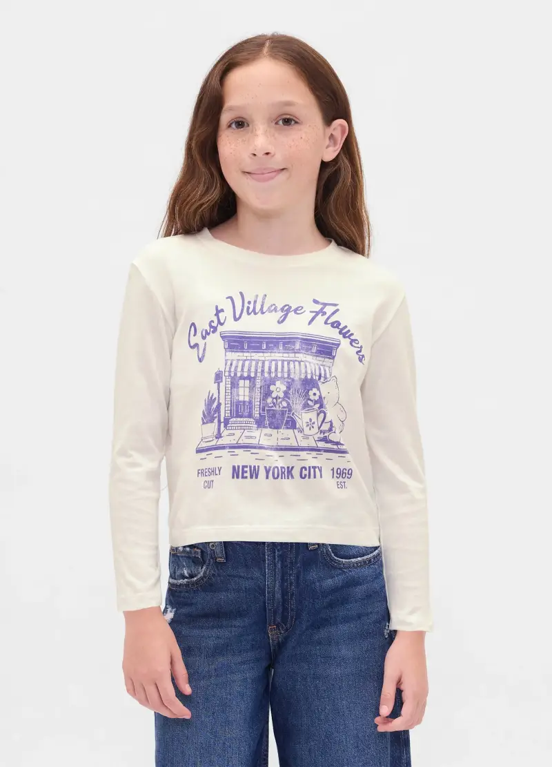 GAP KIDS T-shirt Bambina Bianco 3576131