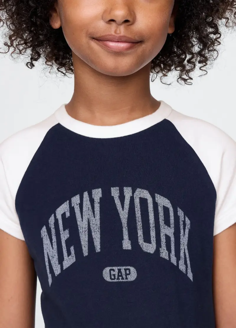 GAP KIDS T-shirt Bambina Blu 3755721 miniatura 3