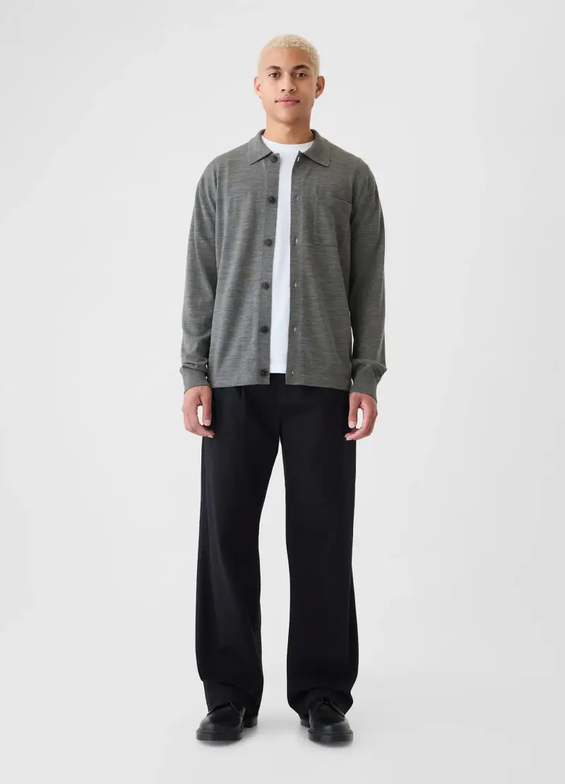 GAP Cardigan Uomo Grigio 4022244 miniatura 2