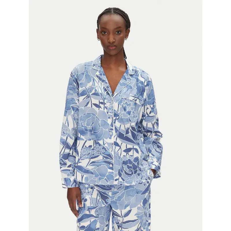 Maglietta del pigiama 531508-13 Blu Relaxed Fit