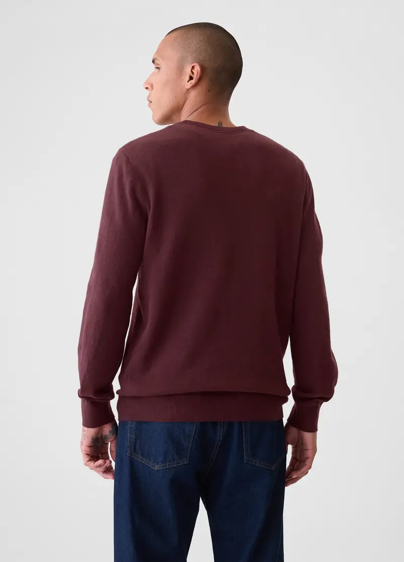 Maglione Cashsoft, Uomo, Rosso miniatura 3